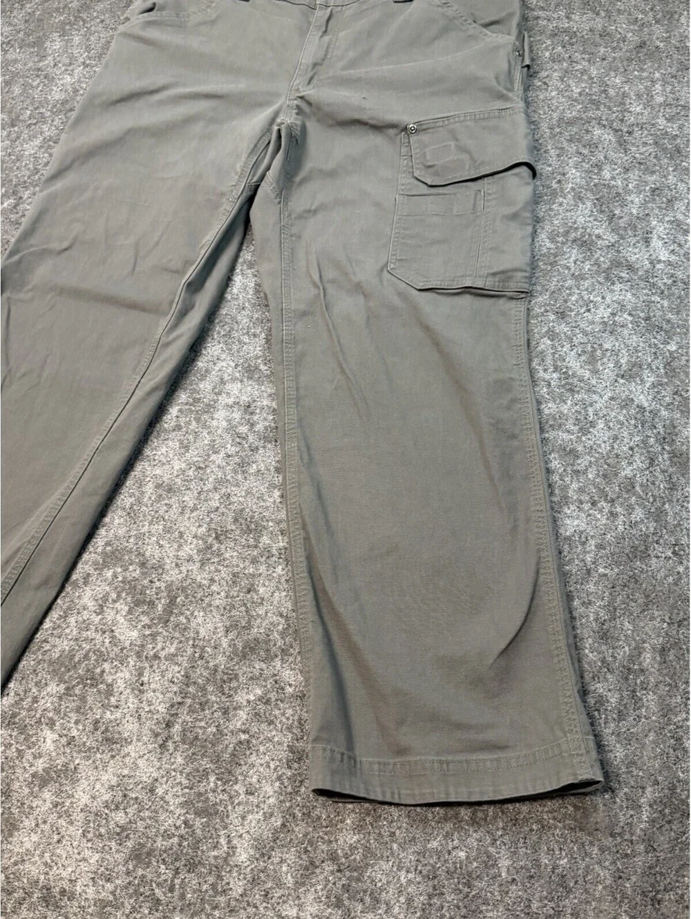 Duluth Trading Fire Hose Cargo Pants Mens 38x30 CoolMax Flex Gray Work